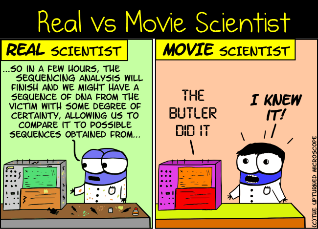 real vs movie scientist 7